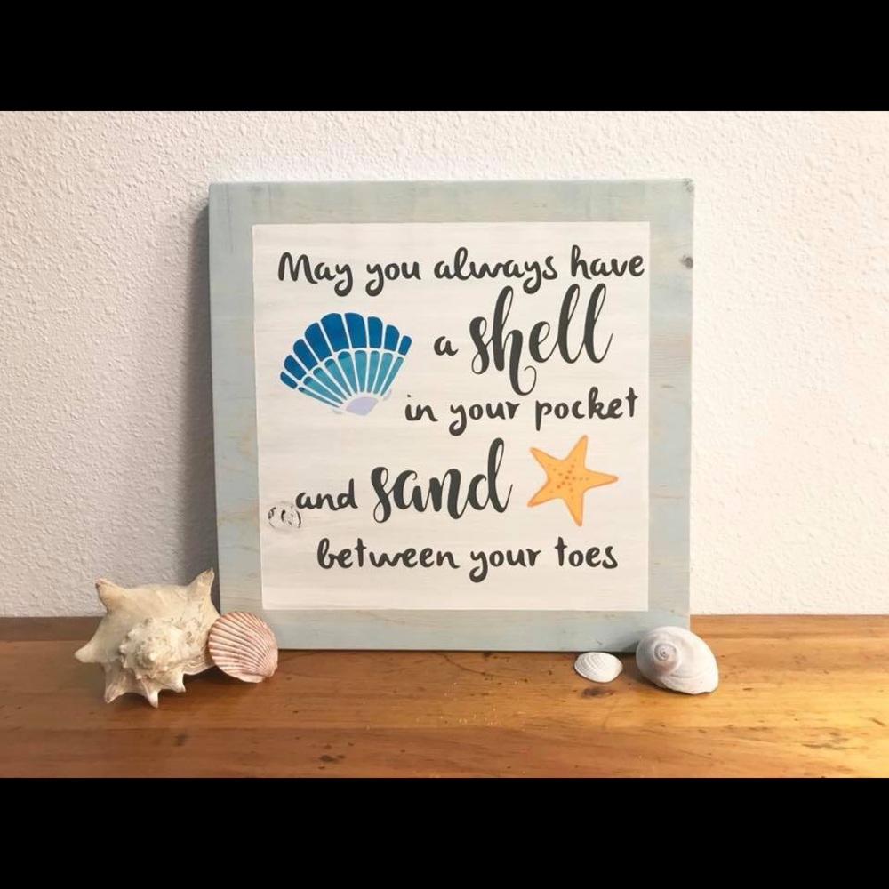 Wooden sign - Farmhouse, coastal, rustic, gifts - Picture 8 of 8